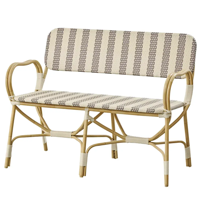 Sika Design, Bistrobank 2-Sitzer GESTREIFT Sika Design, Bistrobank 2-Sitzer GESTREIFT
