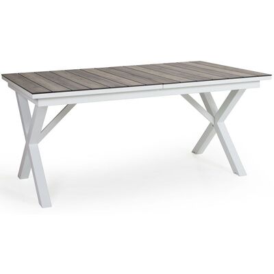 Brafab, Hillmond Ausziehtisch 100x166-226 cm weiß/natur Brafab, Hillmond Ausziehtisch 100x166-226 cm weiß/natur