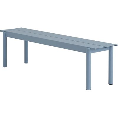 Muuto, Linear Steel Bank 170x34 cm Pale Blue Muuto, Linear Steel Bank 170x34 cm Pale Blue