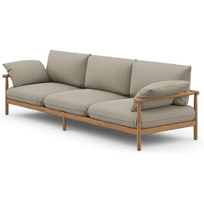 Dedon, TIBBO 3-Sitzer Sofa BPM teak 0205 vulcano matte 0122 Dedon, TIBBO 3-Sitzer Sofa BPM teak 0205 vulcano matte 0122