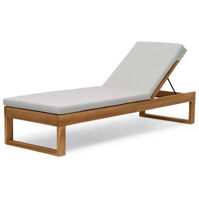 Hillerstorp, Himmelsnäs Sonnenliege beige teak Hillerstorp, Himmelsnäs Sonnenliege beige teak