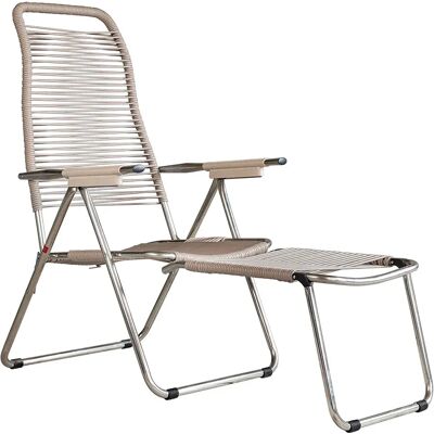 Fiam, Spaghetti Fußstütze taupe matt aluminium Fiam, Spaghetti Fußstütze taupe matt aluminium