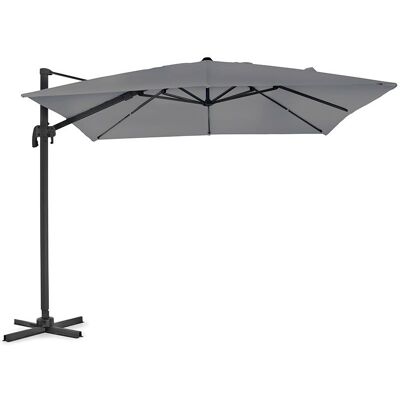 Brafab, Freihängender Sonnenschirm Linz 300x300 cm grau/grau Brafab, Freihängender Sonnenschirm Linz 300x300 cm grau/grau