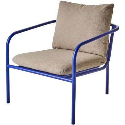 Brafab, Bendt Sessel Teddy Beige/Indigo Blue Brafab, Bendt Sessel Teddy Beige/Indigo Blue