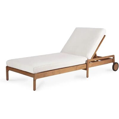 Ethnicraft, Jack Sonnenliege Teak/Weiß Ethnicraft, Jack Sonnenliege Teak/Weiß