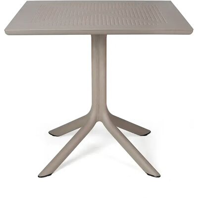 Nardi, Clip tisch 80x80 cm Tortora Nardi, Clip tisch 80x80 cm Tortora