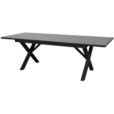 Brafab, Hillmond Ausziehtisch 100x166-226 cm schwarz/grau Brafab, Hillmond Ausziehtisch 100x166-226 cm schwarz/grau