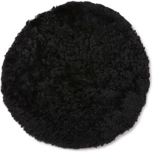 Skinnwille, Rundes Sitzkissen 34 cm Schwarz Skinnwille, Rundes Sitzkissen 34 cm Schwarz