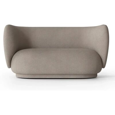 Ferm Living, Rico 2-Sitzer Sofa Brushed - Warm Grey Ferm Living, Rico 2-Sitzer Sofa Brushed - Warm Grey