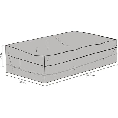 Brafab, Möbelbezug Sofa 260x125 cm wasserdicht Brafab, Möbelbezug Sofa 260x125 cm wasserdicht