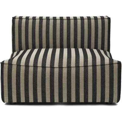 Ferm Living Catena Sofa L100 Louisiana 108x108 cm - Sand/Black Ferm Living Catena Sofa L100 Louisiana 108x108 cm - Sand/Black