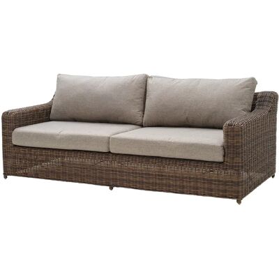 Brafab, Glendon 3-sitzer-sofa Dark brown / Soft moose Brafab, Glendon 3-sitzer-sofa Dark brown / Soft moose
