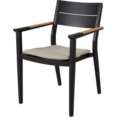 Brafab, Chios Sessel schwarz inkl. Kissen Brafab, Chios Sessel schwarz inkl. Kissen