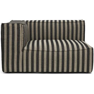 Ferm Living Catena L400 + RL401 Louisiana B: 276 cm - Sand/Black - Sofa Ferm Living Catena L400 + RL401 Louisiana B: 276 cm - Sand/Black - Sofa