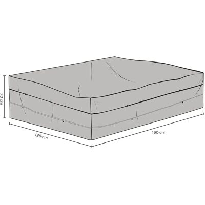 Brafab, Möbelbezug Sofa 190x125 cm wasserdicht Brafab, Möbelbezug Sofa 190x125 cm wasserdicht