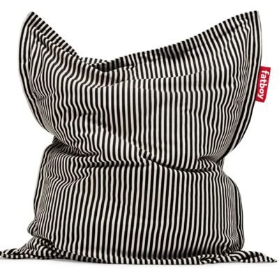 Fatboy, original slim terry Beanbag black creme Fatboy, original slim terry Beanbag black creme