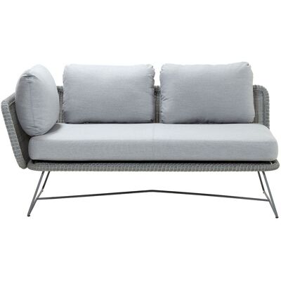 Cane-line Horizon 2-Sitzsofa Light Grey - Außenmodul Cane-line Horizon 2-Sitzsofa Light Grey - Außenmodul