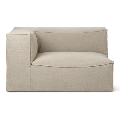 Ferm Living, Catena Sofa Armrest Left L400 - Rich Linen - Natural Ferm Living, Catena Sofa Armrest Left L400 - Rich Linen - Natural