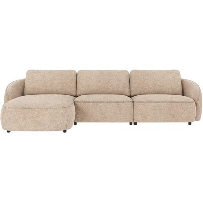 Rowico Home, Norris Sofa 4-Sitzer mit Chaiselongue links Stoff Anna hellbeige Rowico Home, Norris Sofa 4-Sitzer mit Chaiselongue links Stoff Anna hellbeige