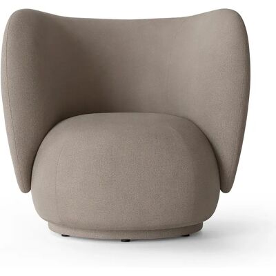 Ferm Living Rico Lounge Chair - Wam Grey - Modern, Drehbar, Elegant Ferm Living Rico Lounge Chair - Wam Grey - Modern, Drehbar, Elegant