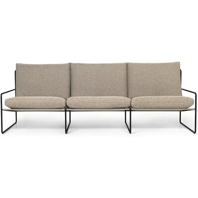 Ferm Living, Desert 3-Sitzer Sofa Black/Dark Sand Ferm Living, Desert 3-Sitzer Sofa Black/Dark Sand