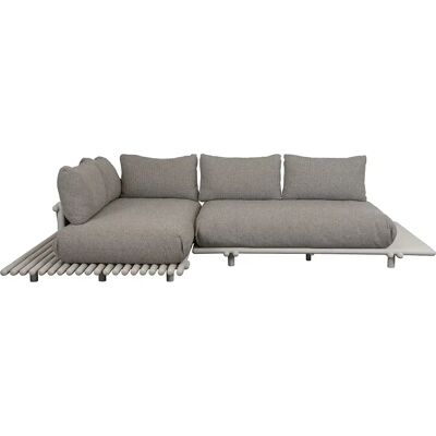 Cane-line, Sticks ecksofa Alu/light brown Cane-line, Sticks ecksofa Alu/light brown