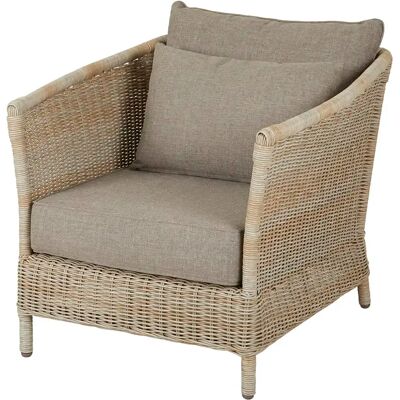 Brafab Aster Loungestuhl - Beige - Wetterfeste Kissen Brafab Aster Loungestuhl - Beige - Wetterfeste Kissen