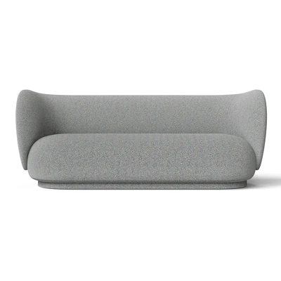 Ferm Living, Rico 3-sitzer sofa Main Line Flax - Navy Ferm Living, Rico 3-sitzer sofa Main Line Flax - Navy