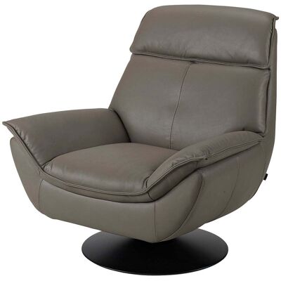 Artwood, TRIBECA Drehsessel in Leder-Soft Taupe Artwood, TRIBECA Drehsessel in Leder-Soft Taupe