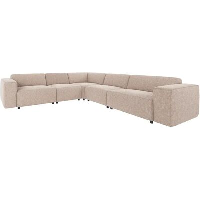 Rowico Home, Willard Ecksofa 3+3-Sitzer Stoff Alice hellbeige Rowico Home, Willard Ecksofa 3+3-Sitzer Stoff Alice hellbeige