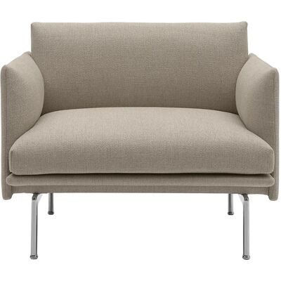 Muuto - Outline - Beige - Hochdichte Schaum - Sessel Muuto - Outline - Beige - Hochdichte Schaum - Sessel