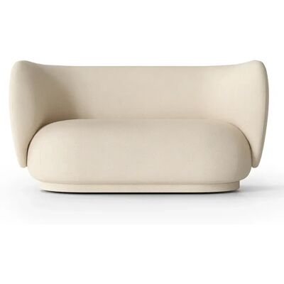 Ferm Living, Rico 2-Sitzer Sofa Brushed - Off-White Ferm Living, Rico 2-Sitzer Sofa Brushed - Off-White
