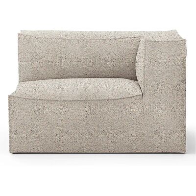 Ferm Living, Catena Sofa Armrest Right L401 - Confetti Bouclé - Light Grey Ferm Living, Catena Sofa Armrest Right L401 - Confetti Bouclé - Light Grey