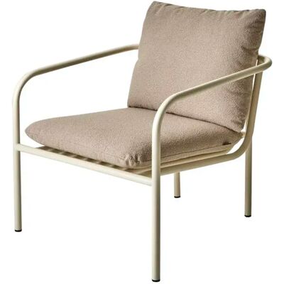 Brafab, Bendt Sessel Teddy Beige/Pearl White Brafab, Bendt Sessel Teddy Beige/Pearl White