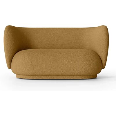 Ferm Living, Rico 2-Sitzer Sofa Wool Boucle - Sugar Kelp Ferm Living, Rico 2-Sitzer Sofa Wool Boucle - Sugar Kelp