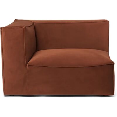 Ferm Living, Catena Sofa Armrest Left S400 Rich Velvet - 21 Rust Ferm Living, Catena Sofa Armrest Left S400 Rich Velvet - 21 Rust