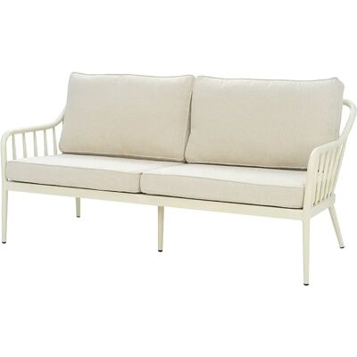 Brafab, Coleville 3-sitzer-sofa Pearl white / Dot beige Brafab, Coleville 3-sitzer-sofa Pearl white / Dot beige