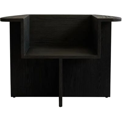 101 Copenhagen, Brutus Lounge-Sessel – Kaffeebraun, Schwarz Eiche 101 Copenhagen, Brutus Lounge-Sessel – Kaffeebraun, Schwarz Eiche
