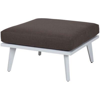 Brafab, Villac Modul weiß mit braunem Kissen Brafab, Villac Modul weiß mit braunem Kissen
