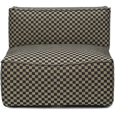 Ferm Living, Catena Sofa Center S100 - Check - Sand/Black Ferm Living, Catena Sofa Center S100 - Check - Sand/Black