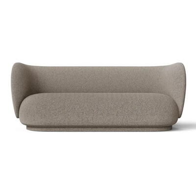 Ferm Living, Rico 3-sitzer sofa Main Line Flax - Coffee Ferm Living, Rico 3-sitzer sofa Main Line Flax - Coffee