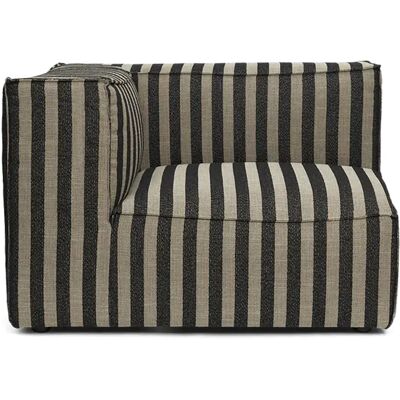 Ferm Living, Catena Sofa Armrest Left S400 - Louisiana - Sand/Black Ferm Living, Catena Sofa Armrest Left S400 - Louisiana - Sand/Black