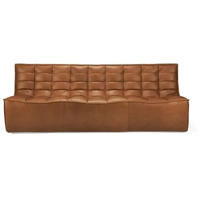 Ethnicraft - N701 - Braun - Anilinleder - Sofa Ethnicraft - N701 - Braun - Anilinleder - Sofa