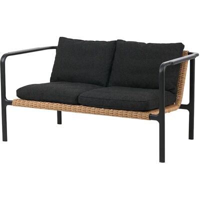 Brafab, Motty 2-Sitzer-sofa schwarz / Teddy black Brafab, Motty 2-Sitzer-sofa schwarz / Teddy black