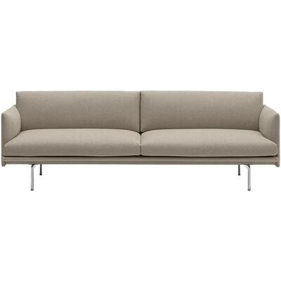 Muuto Outline 3-Sitzer Sofa - Grau - Skandinavisches Design Muuto Outline 3-Sitzer Sofa - Grau - Skandinavisches Design