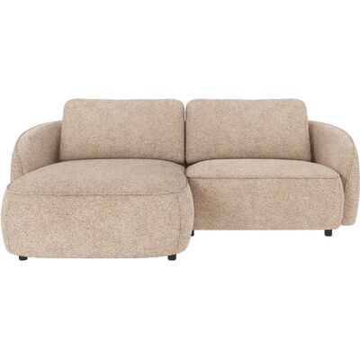 Rowico Home, Norris Sofa 3-Sitzer mit Chaiselongue links Stoff Anna hellbeige Rowico Home, Norris Sofa 3-Sitzer mit Chaiselongue links Stoff Anna hellbeige
