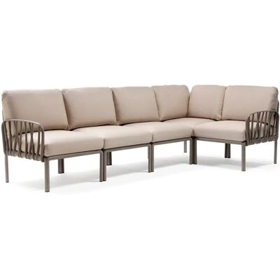 Nardi, Komodo 5 Ecksofa Tortora - Segeltuch Sunbrella Nardi, Komodo 5 Ecksofa Tortora - Segeltuch Sunbrella
