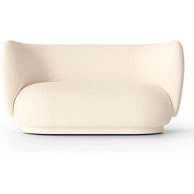 Ferm Living, Rico 2-Sitzer Sofa Wool Boucle - Off-white Ferm Living, Rico 2-Sitzer Sofa Wool Boucle - Off-white