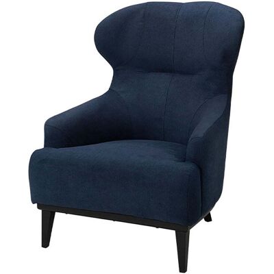 Artwood, Toulouse-Stoffsessel – einfach tiefblau Artwood, Toulouse-Stoffsessel – einfach tiefblau