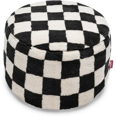 Fatboy, point teddy chess puff black ecru Fatboy, point teddy chess puff black ecru